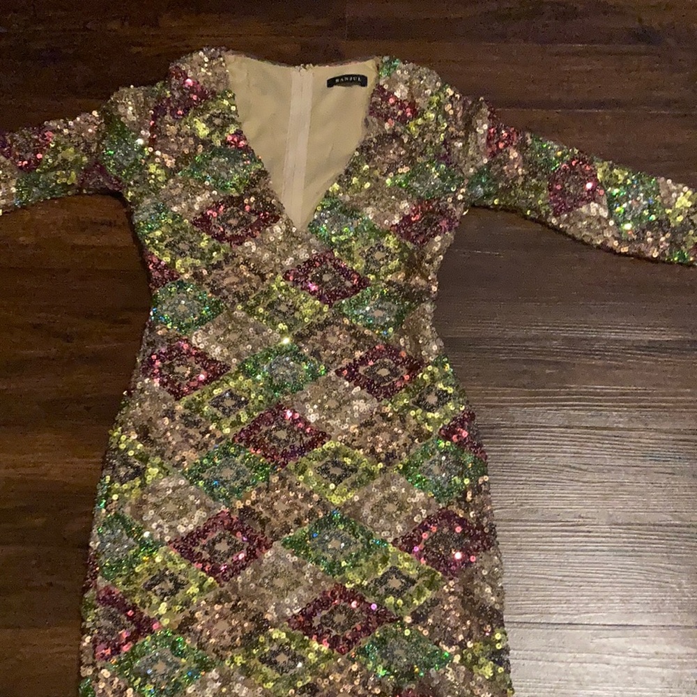 mine sequin party dress